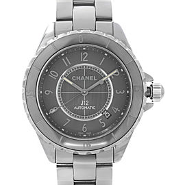 Chanel J12 Chromatic Ceramic Titanium Grey Dial Automatic Unisex Watch H2934