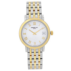 Raymond Weil Toccata Two-Tone Steel White Roman Dial Ladies Watch 5593-STP-00308