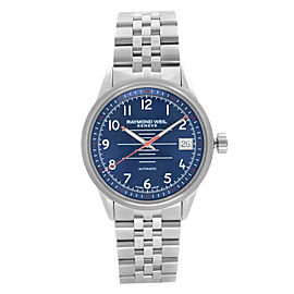 Raymond Weil Freelancer 42.5mm Steel Blue Dial Automatic Men Watch 2754-ST-05500