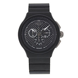 Movado Parlee Chronograph Carbon Fiber Dial Titanium Peek Quartz Watch 0606929