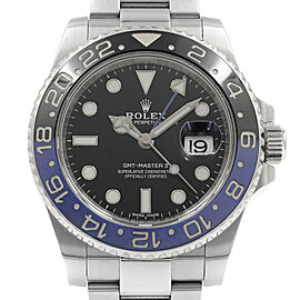 Rolex GMT-Master II Steels Batman Black Dial Automatic Mens Watch