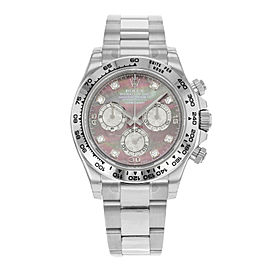 Rolex Cosmograph Daytona 40mm 18K Gold Diamond Mother Of Pearl Dial Watch