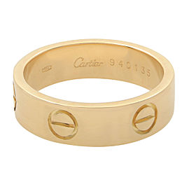 Cartier Love Ring 18K Yellow Gold Size 56 US 7.5