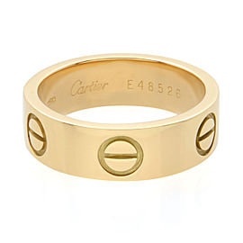 Cartier Love Ring 18K Yellow Gold Size 50 US 5.25