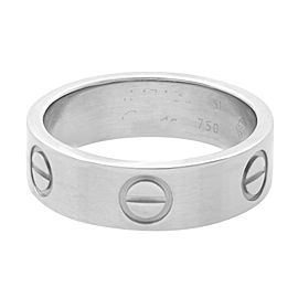 Cartier Love Ring 18K White Gold Size 51 US 5.75