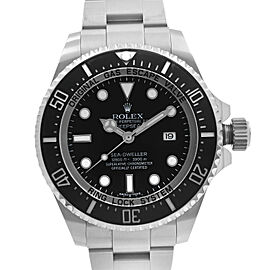 Rolex Sea-Dweller 44mm Stainless Steel Black Dial Mens Automatic Watch