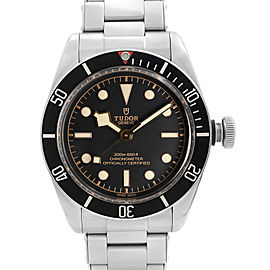 Tudor Black Bay 41mm Steel Black Luminescent Dial Automatic Mens Watch 79230