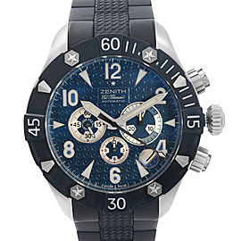 Zenith Defy Classic El Primero LTD Steel Blue Dial Mens Watch