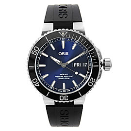 Oris Aquis Big Day-Date Steel Blue Dial Mens Watch