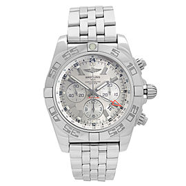 Breitling Chronomat 47 GMT Steel Silver Dial Automatic Watch AB041012/G719-383A