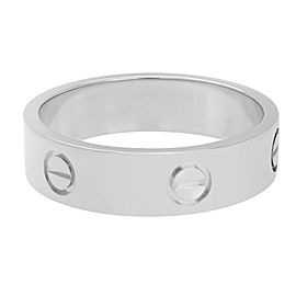 Cartier Love Mens Ring 18k White Gold Size 64 US 10.75