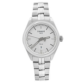 Tissot PR 100 T-Classic Steel Silver Dial Quartz Ladies Watch T101.210.11.036.00