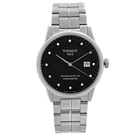 Tissot T-Classic Steel Black Diamond Dial Automatic Watch T086.408.11.056.00