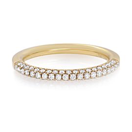 Piero Milano Natural Pave Diamond Wedding Band 18K Yellow Gold 0.44cttw Size 7