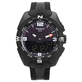 Tissot T-Touch Expert Solar Black Titanium Quartz Mens Watch