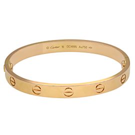 Cartier Love Bracelet 18K Rose Gold Size 16