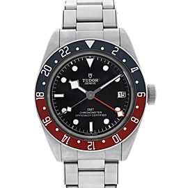 Tudor Heritage Black Bay GMT Stainless Steel Black Dial Automatic Watch 79830RB