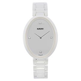 Rado Esenza Ceramic Touch White Diamond Dial Quartz Ladies Watch