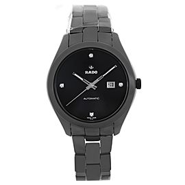 Rado Hyperchrome Ceramic Black Diamond Dial Automatic Ladies Watch