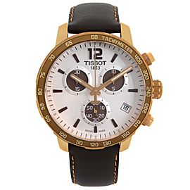 Tissot Quickster Chronograph Steel Silver Dial Quartz Watch