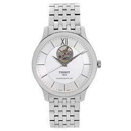 Tissot Tradition 40mm Steel Silver Dial Automatic Mens Watch