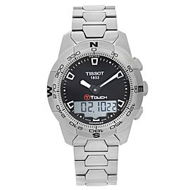 Tissot T-Touch II 43mm Steel Digital Dial Mens Quartz Watch