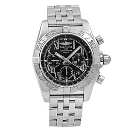 Breitling Chronomat 44 Steel Black Dial Automatic Mens Watch