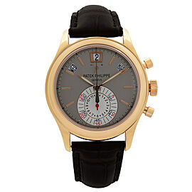 Patek Phillipe Annual Calendar 18K Rose Gold Gray Dial Automatic Watch