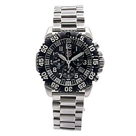 Luminox Navy Seal Chronograph 44mm Steel Black Dial Quartz Mens Watch