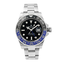 Rolex GMT-Master II Batman Steel Black Dial Automatic Mens Watch