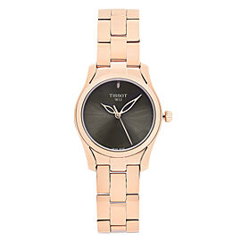 Tissot T-Wave Steel Anthracite Dial Ladies Quartz Watch