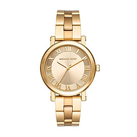 Michael Kors Norie 38mm PVD Steel Champagne Dial Ladies Quartz Watch