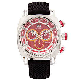 Ritmo Mundo Oscar Racer Limited Edition Steel Red Dial Quartz Mens Watch