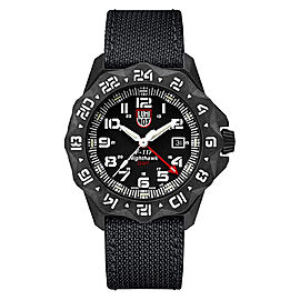 Luminox F-117 Nighthawk GMT 44mm Carbon Black Dial Quartz Mens Watch