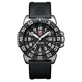 Luminox Navy Seal Colormark 45mm Steel Black Dial Quartz Mens Watch