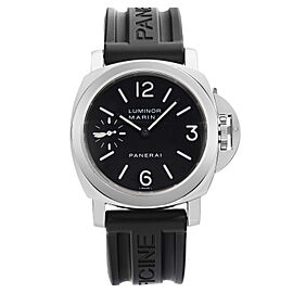 Panerai Luminor Marina Stainless Steel Black Dial Hand-wind Mens Watch