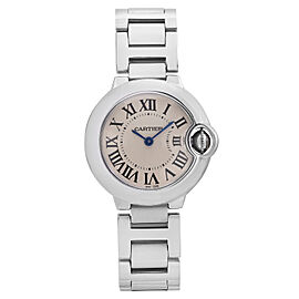 Cartier Ballon Bleu Steel Silver Dial Quartz Ladies Watch