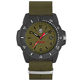 Luminox Navy Seal Carbonox Green Dial Quartz Mens Watch