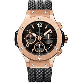 Hublot Big Bang Chronograph 41mm Rose Gold Black Dial Watch