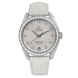 Omega Seamaster Aqua Terra Steel MOP Diamond Dial Automatic