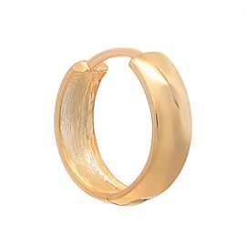 Rachel Koen Small Wide Hinged Huggie Hoop Earrings