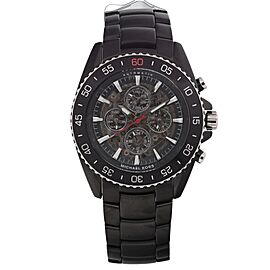 Michael Kors Jet-Master 45mm Black PVD Steel Automatic Men