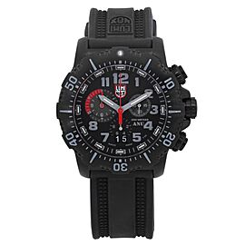 Luminox Sea ANU 45mm Chronograph Steel Black Dial Quartz Mens Watch