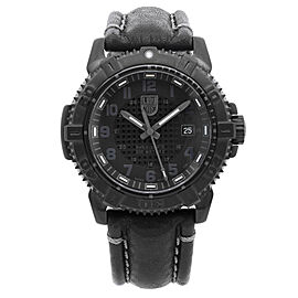 Luminox Modern Mariner 45mm PVD Steel Black Dial Quartz Mens Watch