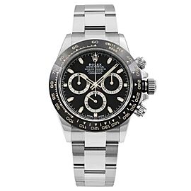 Rolex Daytona Chronograph Steel Ceramic Black Dial Automatic Mens Watch