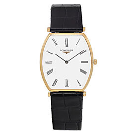 Longines La Grande Classique Gold Tone Steel White Dial Mens Watch