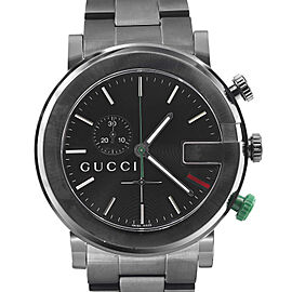 Gucci G-Chrono PVD Stainless Steel Black Dial Quartz Mens Watch