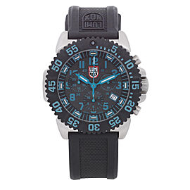 Luminox Colormark Chronograph 44mm Steel Black Dial Quartz Mens Watch