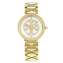 Tory Burch Reva 36mm Yellow Gold Stainless Steel Quartz Ladies Watch