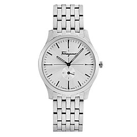 Salvatore Ferragamo Slim 35mm Steel Silver Dial Quartz Ladies Watch